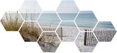 Hexagon Zee en Strand - 111xH50 cm