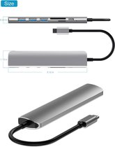 Usb-C 7in1 Hub Thunderbolt 3 - Tf sd Reader Slot -Macbook Pro Air- USB-A 3.1 - HDMI -led