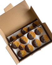 Duva Fondant Gedipte Sinaasschijven, Gekonfijte Schijven Gedipt in Belgische Pure Chocolade 1kg