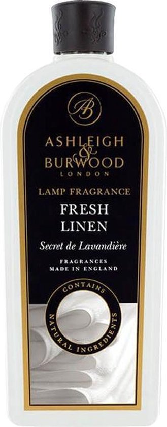 Navulling Ashleigh & Burwood - Fresh Linen 1000ml - Geurverspreider - Huisparfum - 1000 ml