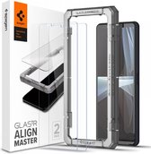 Spigen GlastR AlignMaster voor Sony Xperia 10 III - 2-pack