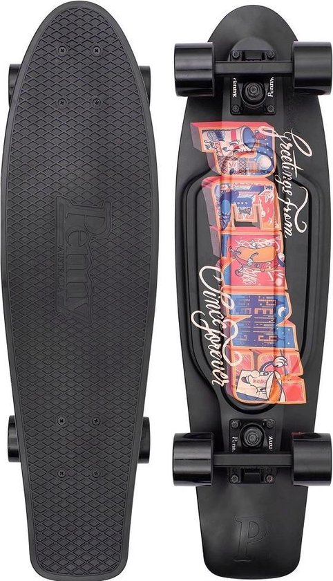 Penny Board 27 Postcard Urban Black