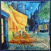 Emilie Scarves - sjaal - Vincent van Gogh - satijn print - vierkant 90*90CM