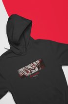 Hunter X Hunter Kuripika Hoodie - Anime Merchandise - Scarlet eyes - Shounen - Cadeau voor geek gamer - Unisex Maat XS Zwart