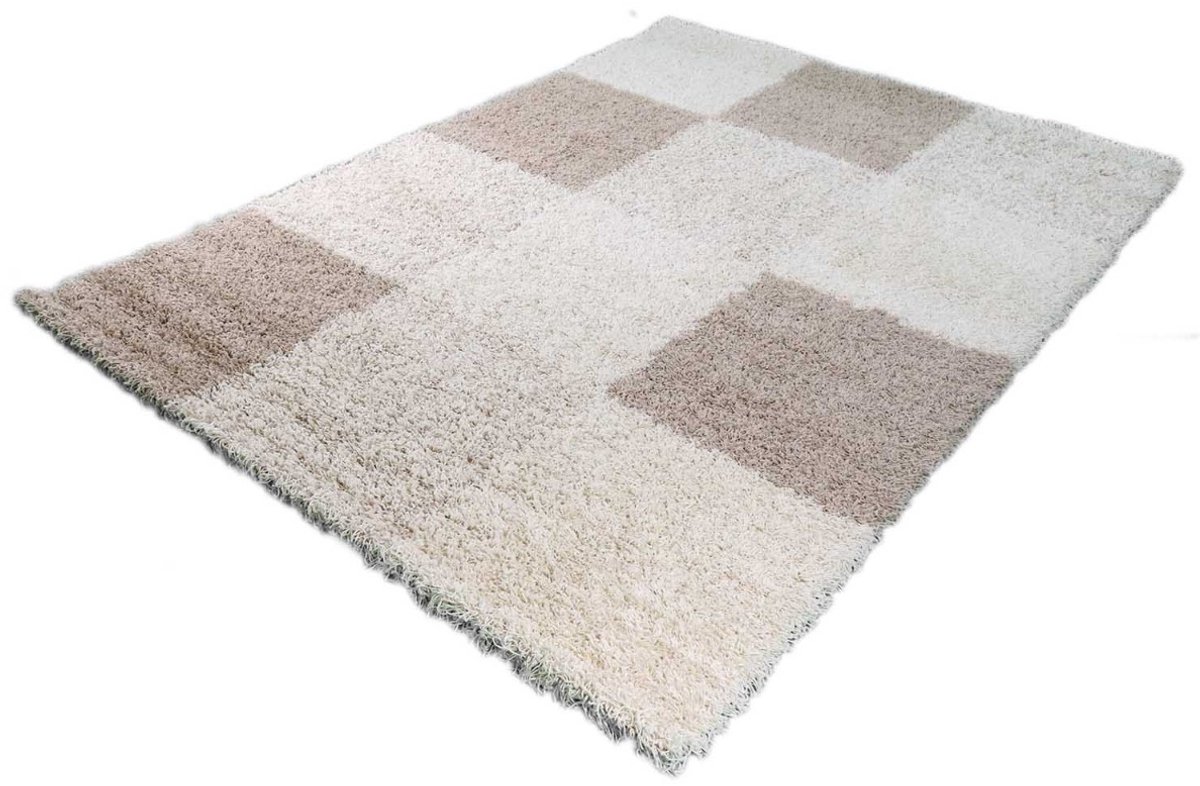 Vloerkleed Shaggy Plus 910 Cream 200x290 cm