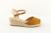 SIXTH SENS Espadrilles met sleehak voor dames 888-28-Camel