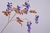 Silk-ka Kunstbloem Wisteria Tak Goud Paars 174cm