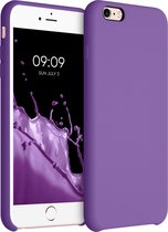 kwmobile telefoonhoesje voor Apple iPhone 6 Plus / 6S Plus - Hoesje met siliconen coating - Smartphone case in orchidee lila