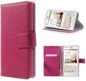 Huawei G6 Hoesje Wallet Case Roze