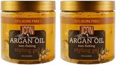 Style Icon Argan Oil Styling Gel Multi Pack - 2 x 525 ml
