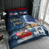 Kerst Dekbedovertrek Llama
