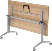 ABC Kantoormeubelen KantinetafelKlaptafel 140CM 80CM Zwart (RAL9011) Wit