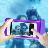 2 Stuks - Universele Mobiele Telefoon Hoes - Onder Water - Drijvend & 100% Waterdicht - Paars