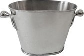 By Kohler Wijnkoeler met handvat zilver metaal 29x13x18cm (108263)