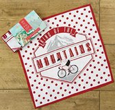 CGB Giftware The Bike Shop Set of Two Red Polka Dot Handkerchiefs
