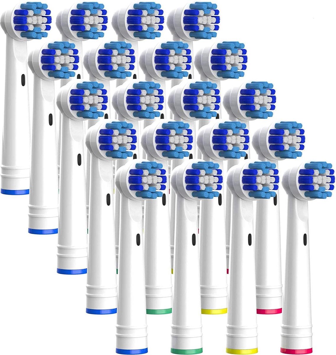 20 opzetborstels voor Oral-B elektrische tandenborstels (draaiend)