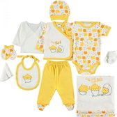 Teletubbies Dipsy knuffel cadeau - Baby newborn 10-delige kleding set - Little Chick Babykleding - Newborn kleding set - Newborn set - Babyshower cadeau - Kraamcadeau