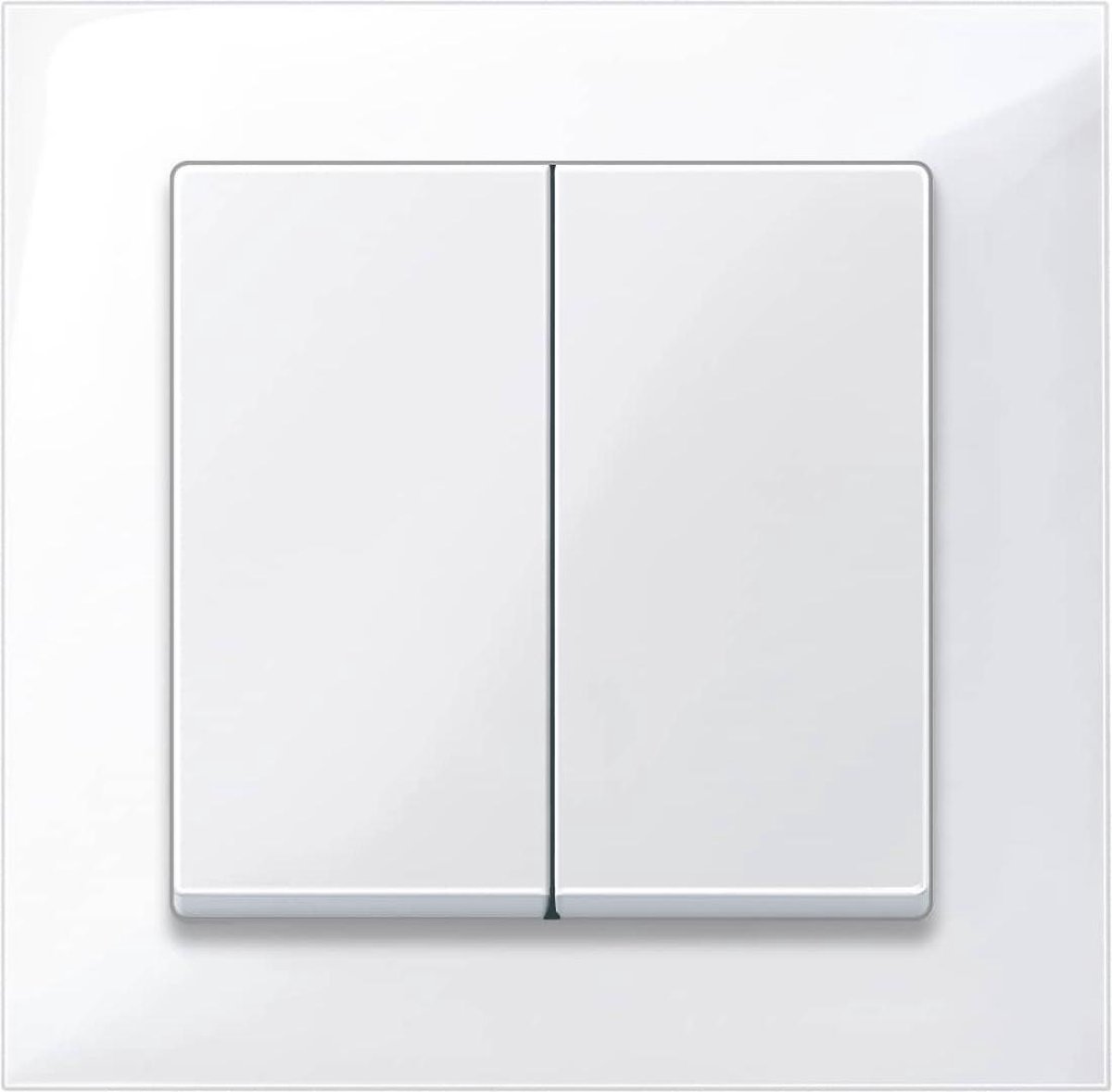 Serieschakelaar Compleet - Actief wit - Merten M-Pure - Schneider Electric - MTN3115-3625_TO