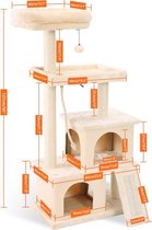 Huisdier Krabpaal Toren Condo Huis Krabpaal Speelgoed voor Kat Kitten Kat Springen Speelgoed met Ladder Spelen Boom AMT0030BG