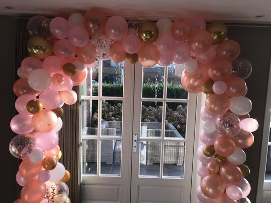 Ballon en Aluminium Cigogne Rose Vif, déco Bébé - Déguiz-Fêtes