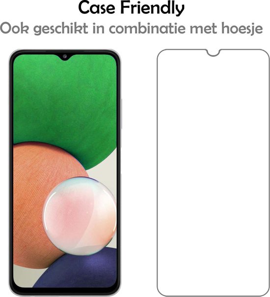 Schermprotector, case friendly, ook geschikt in combinatie met hoesje.
