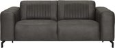 Bol.com 3 zitsbank - Bolero - leer Kentucky antraciet 01 aanbieding