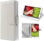 LG G2 Mini Hoesje Wallet Case Wit