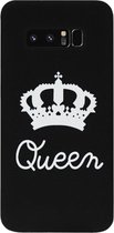 - ADEL Siliconen Back Cover Softcase Hoesje Geschikt voor Samsung Galaxy Note 8 - Queen