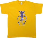 Anha'Lore Designs - Alien - T-shirt - Geel - 12/13j (152)
