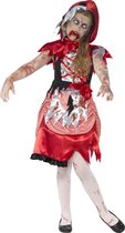 "Zombie roodkapje kostuum voor meisjes Halloween  - Kinderkostuums - 152/158"