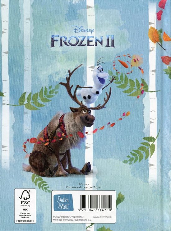 Olaf Frozen 2 vriendenboek vriendenboekje bol.com