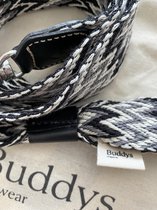 Buddys Dogwear - Hondenleiband - Uitlaatriem - Peruvian Black - 120 centimeter