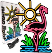 Neonlicht | USB | LED | Flamingo | Decoratielicht | Tafellamp | ABS