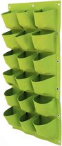 Verticale Tuin - Hangende Plantenzak - 18 Vakken - Ronde Bodem - 50 x 100 cm - Groen