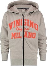 Vingino Vest Milano Jongens Katoen/polyester Grijs/oranje Maat 176