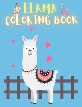 Llama Coloring Book
