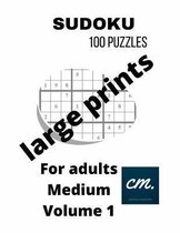 Medium sudoku puzzle book for adults Volume 1