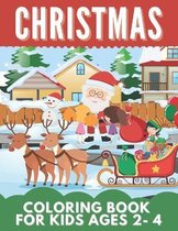 Christmas Coloring Book For Kids 2-4