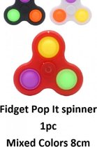 Simple dimple spinner | fidget toys | pop it - 2 in 1