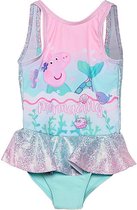 Turquoise badpak van Peppa Pig maat 116