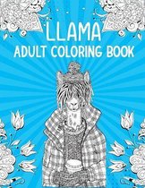 Llama Adult Coloring Book