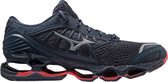 Mizuno Wave Prophecy 9  Sportschoenen - Maat 41 - Mannen - Donker blauw/Rood