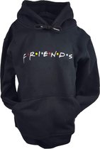 "Friends" Hoodie | Maat 164 | Trui Met Capuchon/Kap | Sweater | Zwart