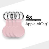 AirTag Sleutelhanger | Siliconen houder voor AirTag | Roze