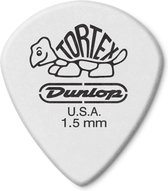 Dunlop White Jazz III Pick 1.50 mm 6-pack plectrum