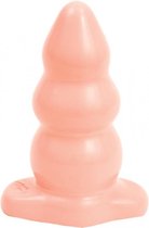 Triple Ripple Butt Plug - Large - Skin