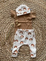 Stijlie kids New born mutsje Regenboog