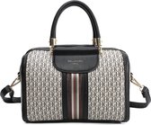 Paris Exclusive – Handtas met print | Grijs / Zwart