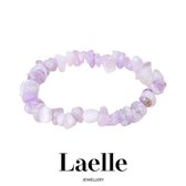 Bijoux Laelle - Bracelet cristal Améthyste Violet - Pierres précieuses Améthyste - Cadeau / Cadeau