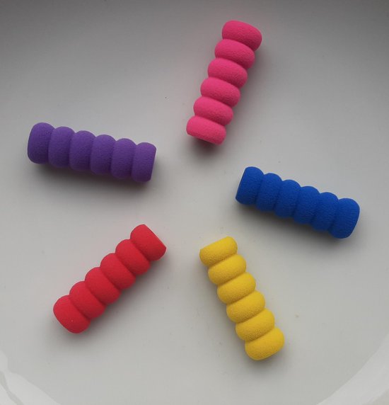 Diamond Painting Softgrips - 5 stuks - mix kleuren - Diamond Painting Pen Grip  - Soft Grip  - Diamond Painting accessoires